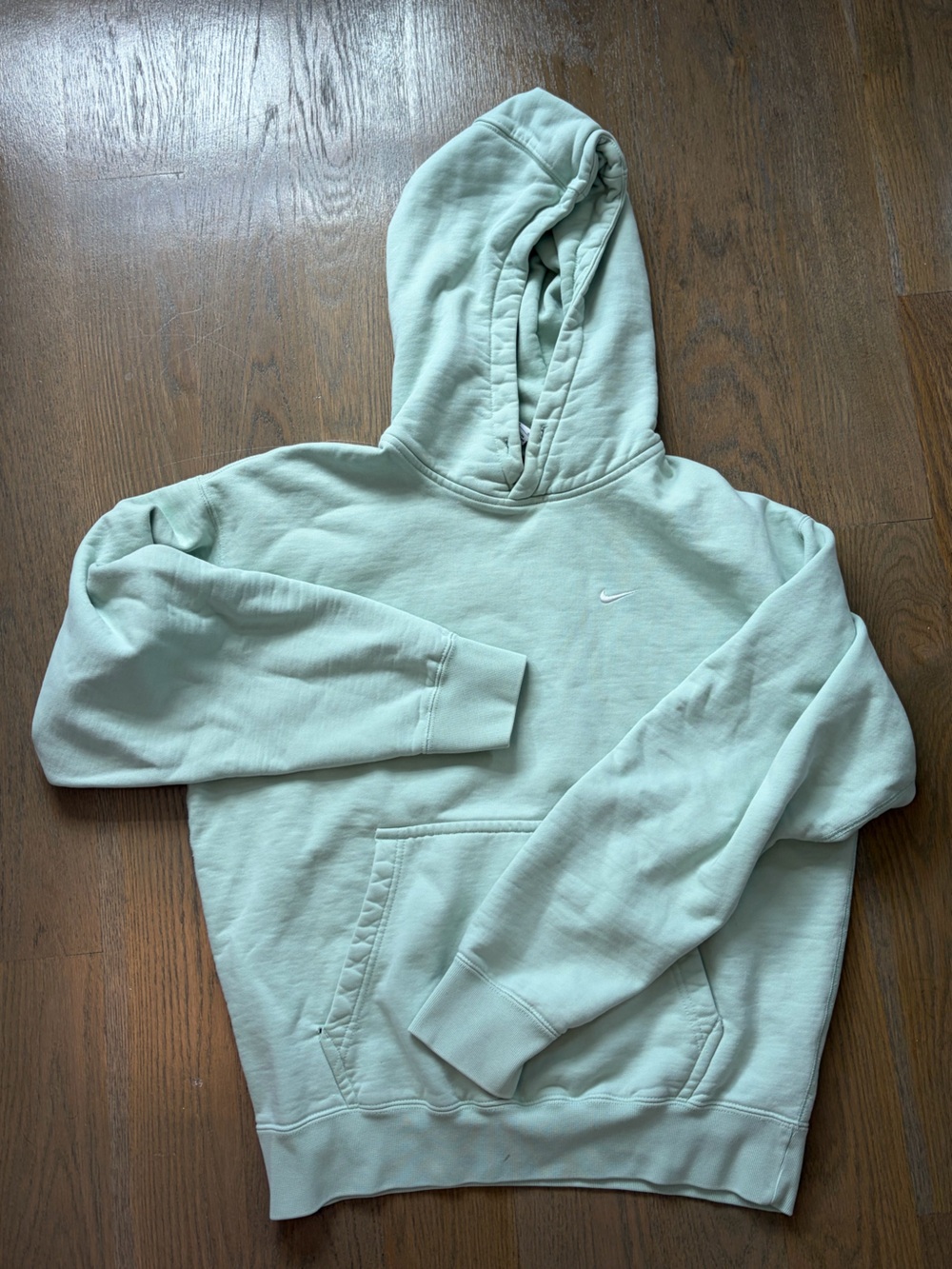 Nike Men's Hoodie Sage Green Pullover Sweatshirt